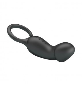 PRETTY LOVE - Trae Vibrating Penis Ring (Chargeable - Black)